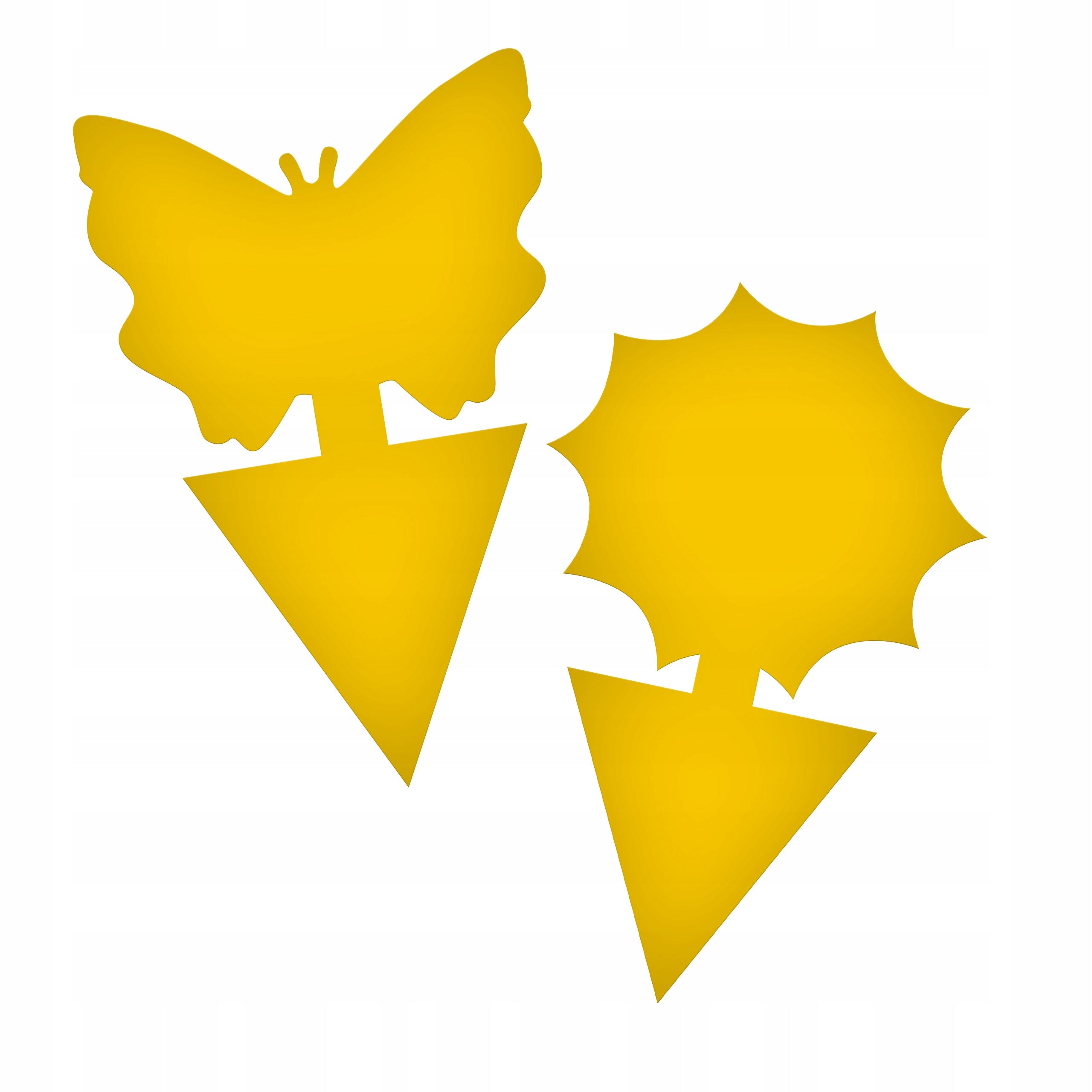 15x STICKY TRAP STICKY BUTTERFLY FOR POTS ON EARTH APHIDS Manufacturer code LEP PUŁAPKA NA MSZYCE ZIEMIÓRKI PRZĘDZIÓRKI