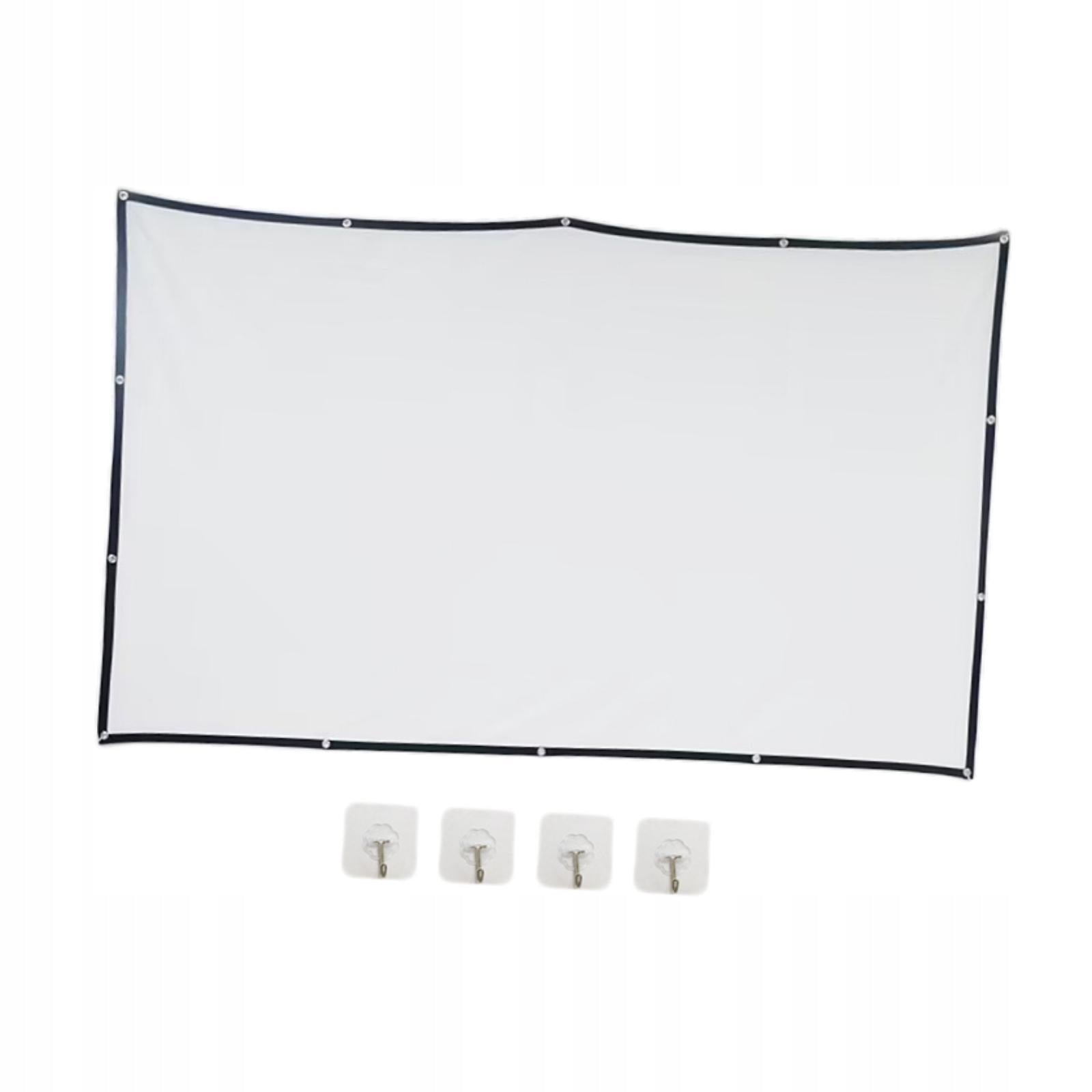 16:9 Foldable Projection Screen Compact Multipurpose with Mounting 60inch Brand no brand