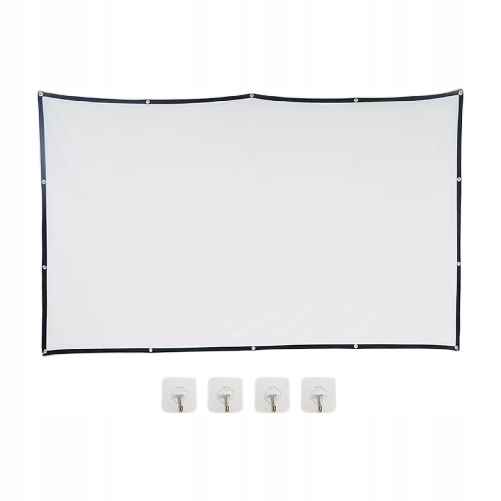 16:9 Foldable Projection Screen Compact Multipurpose with Mounting 60inch Packaging status original