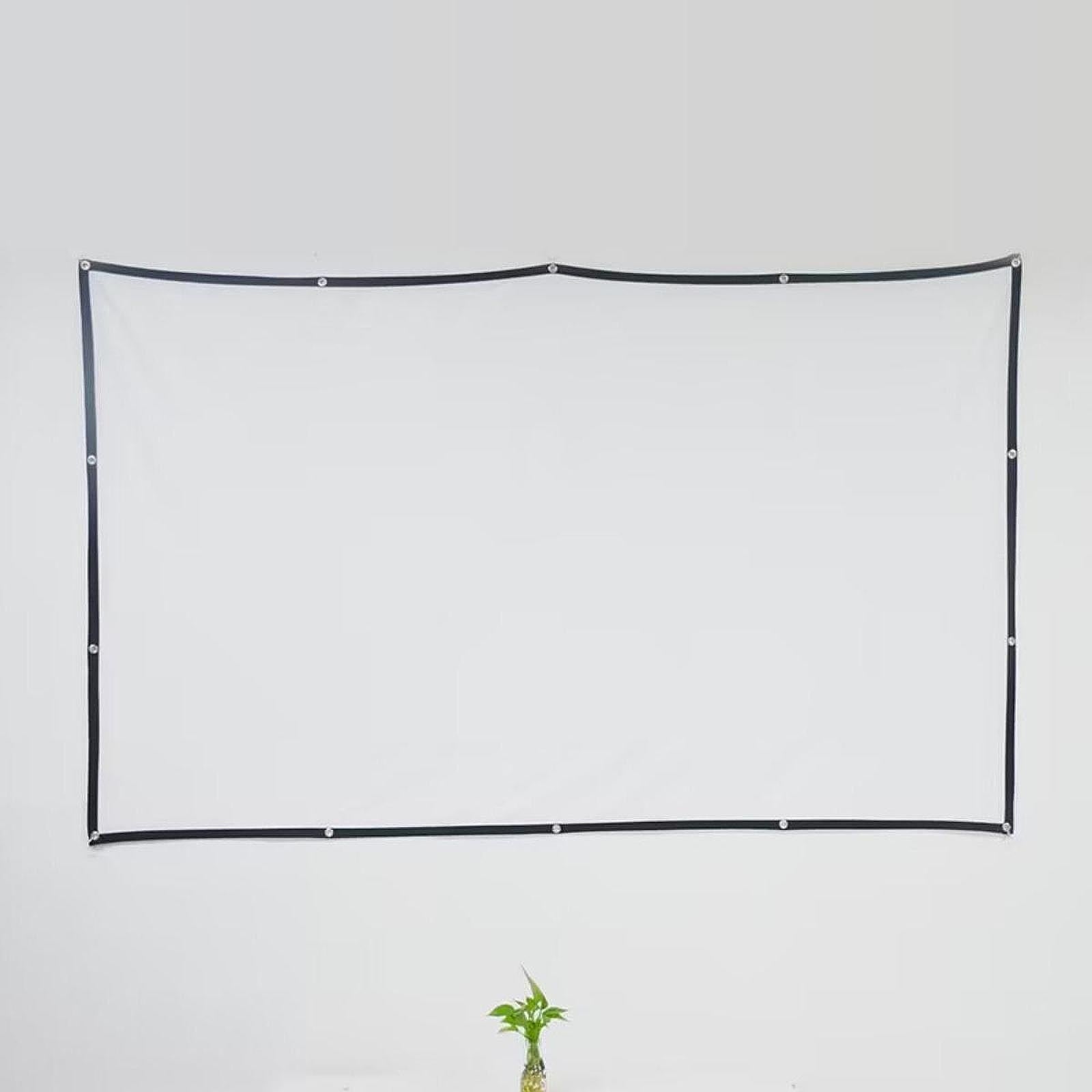 16:9 Foldable Projection Screen Compact Multipurpose with Mounting 60inch