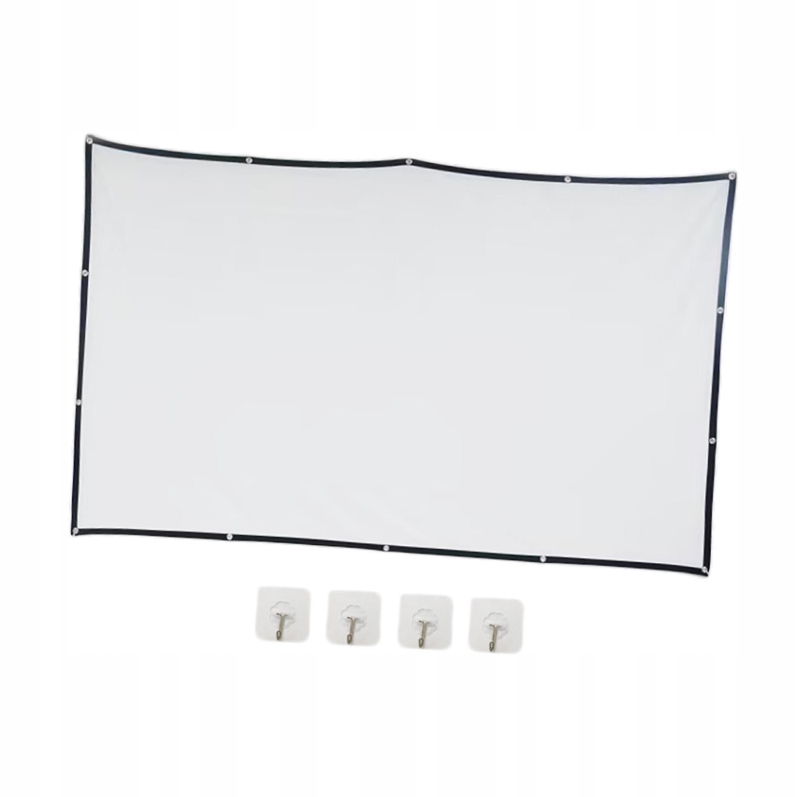 16:9 Foldable Projection Screen Portable Accessories Wrinkle 60inch