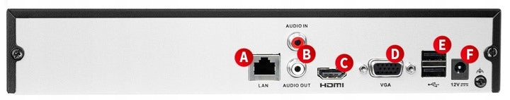 16-Channel IP Recorder HiLook by Hikvision 16ch to 8MPx Online Preview Manufacturer code NVR-116MH-C