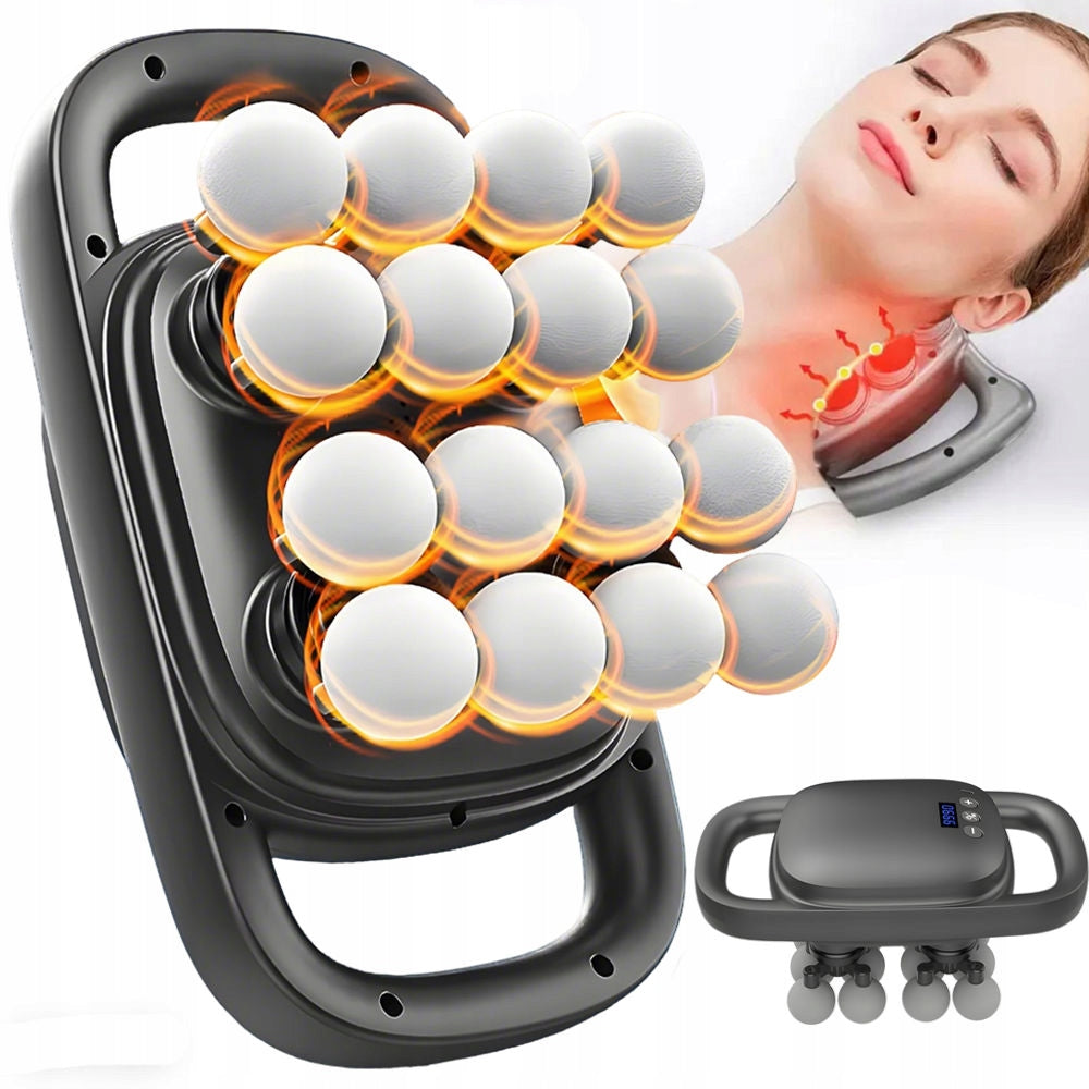 16 HEADS MASSAGER FOR BODY PAIN RELIEF ADJUSTABLE 99 INTENSITY