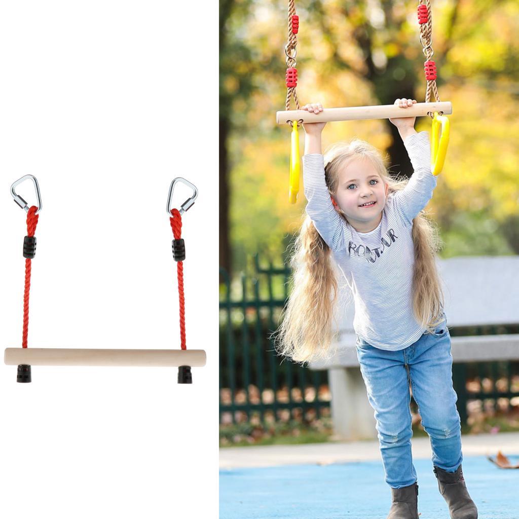 16 Trapeze Swing Bar Heavy Duty Rope and Hook Swing Set red Manufacturer code 02257048031