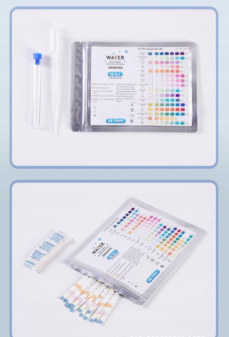 16-in-1 Water Hardness & pH Test Kit with 50 Test Strips Manufacturer code 4896022072912