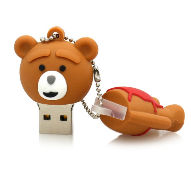 16GB 3.0 USB BROWN BEAR TED BEAR Color brown