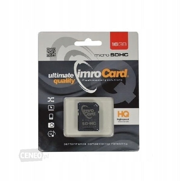 16GB Imro+ adp microSD memory card