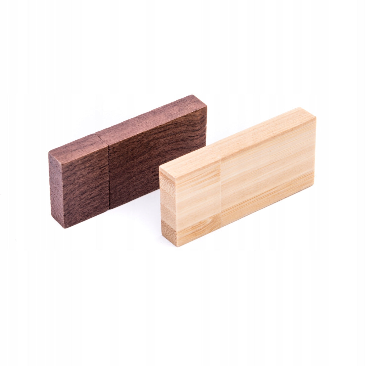 16GB Wooden Dark Walnut WOOD USB Flash Drive ECO Rustic Brand MemoRabbit