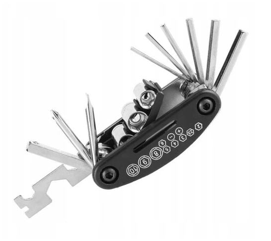 16IN1 BICYCLE KEYS SET MULTIFUNCTION UNIVERSAL MULTITOOL
