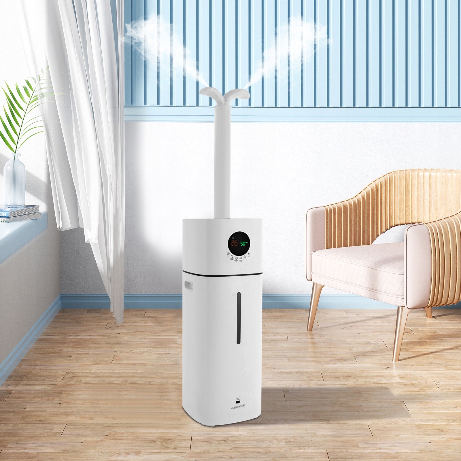 16L Humidifier For Large Room, Large Humidifier 56W 100-240V Dominant color white