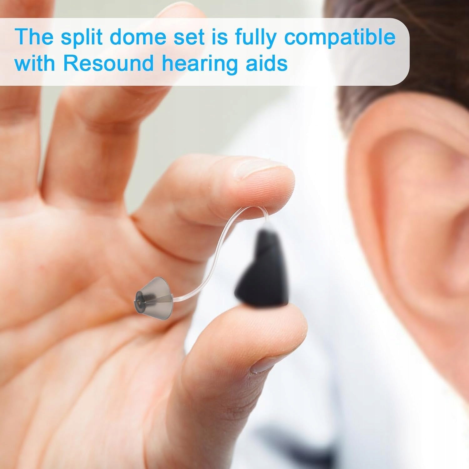 16PCS HEARING AID COVERS SILICONE SOFT FLEXIBLE Medical device no