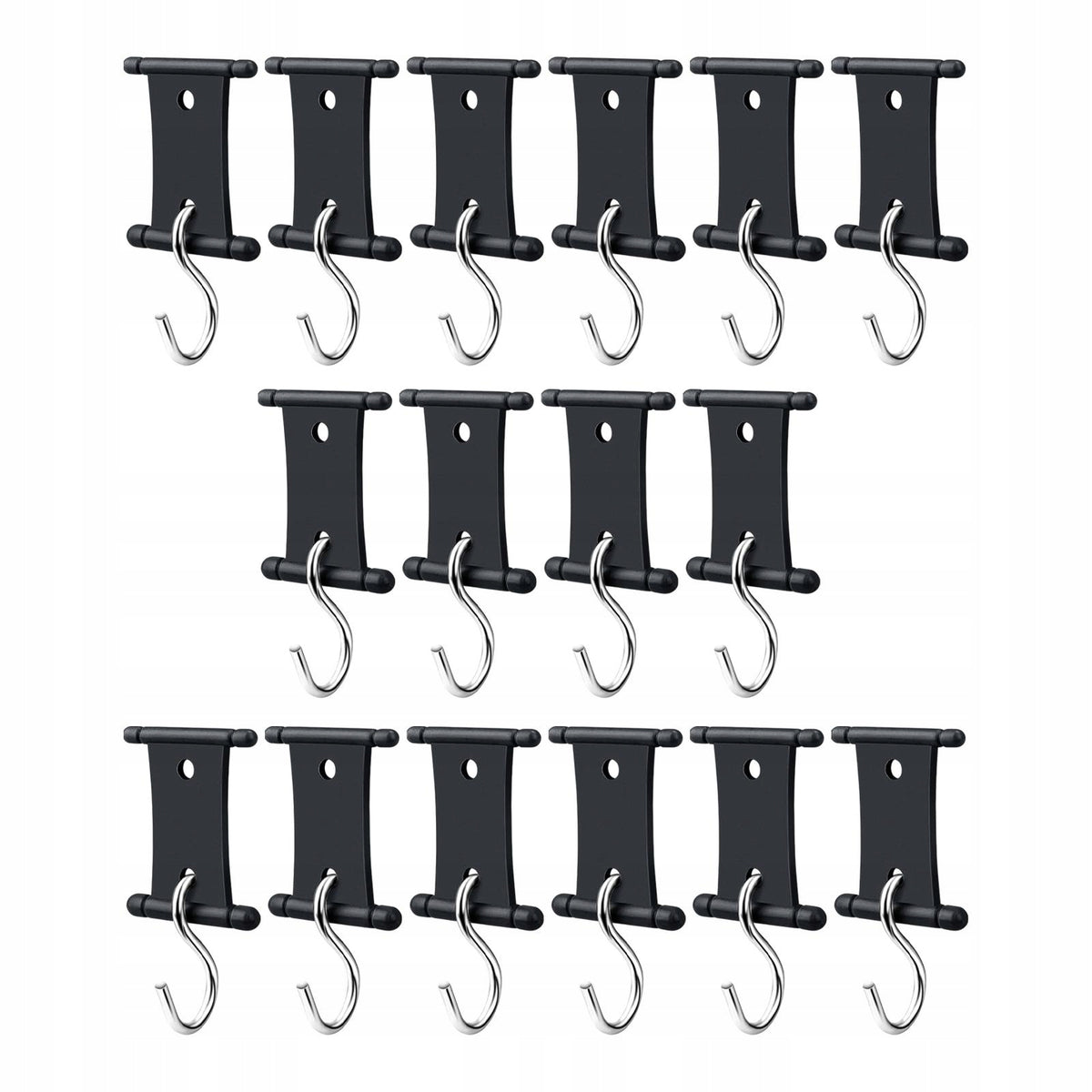 16Pcs RV Sunshade Hook Set Camper Organizing Camping Versatile Easy Black
