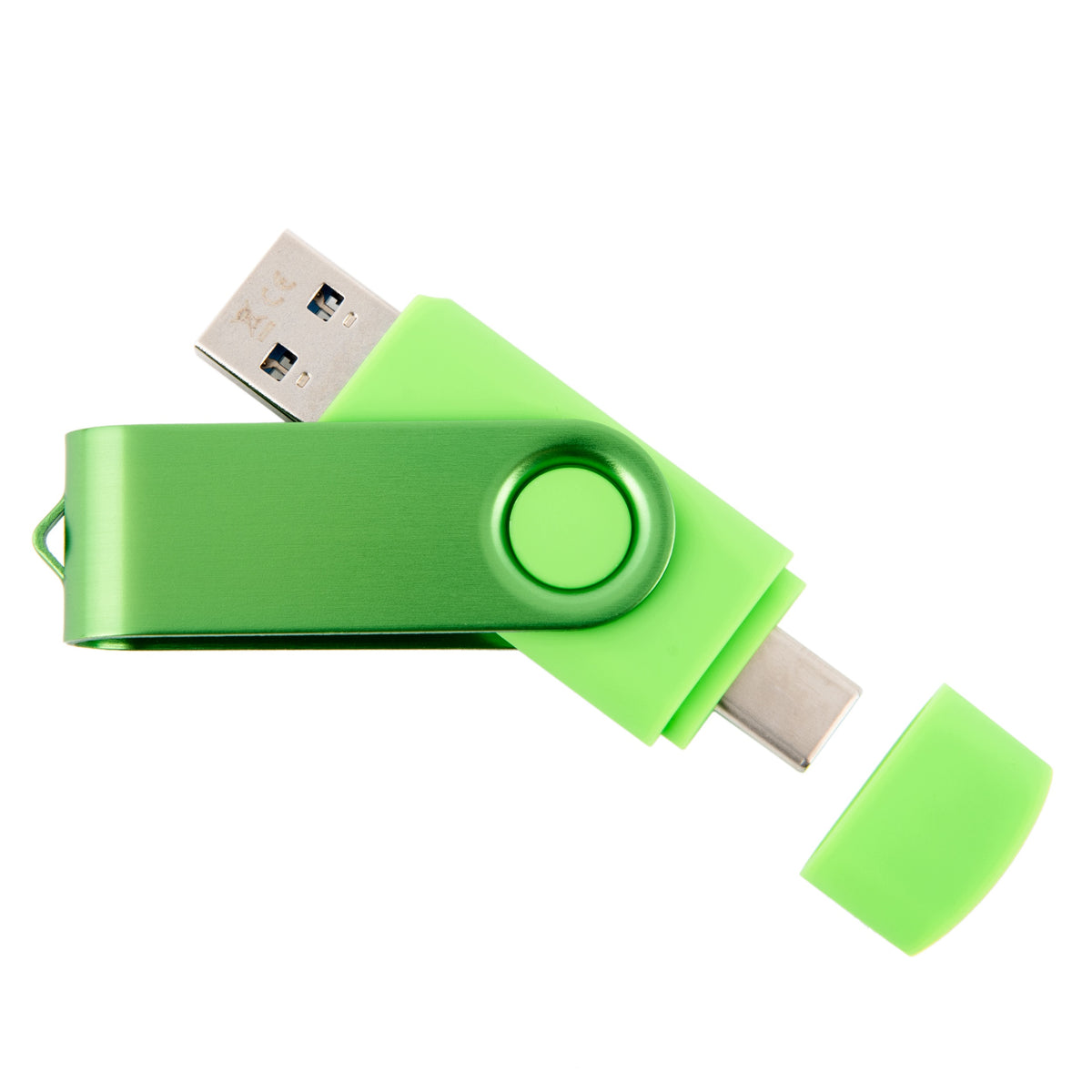 16gb 3.0 3.2 USB-C TYPE C flash drive usb flash TWISTER light green