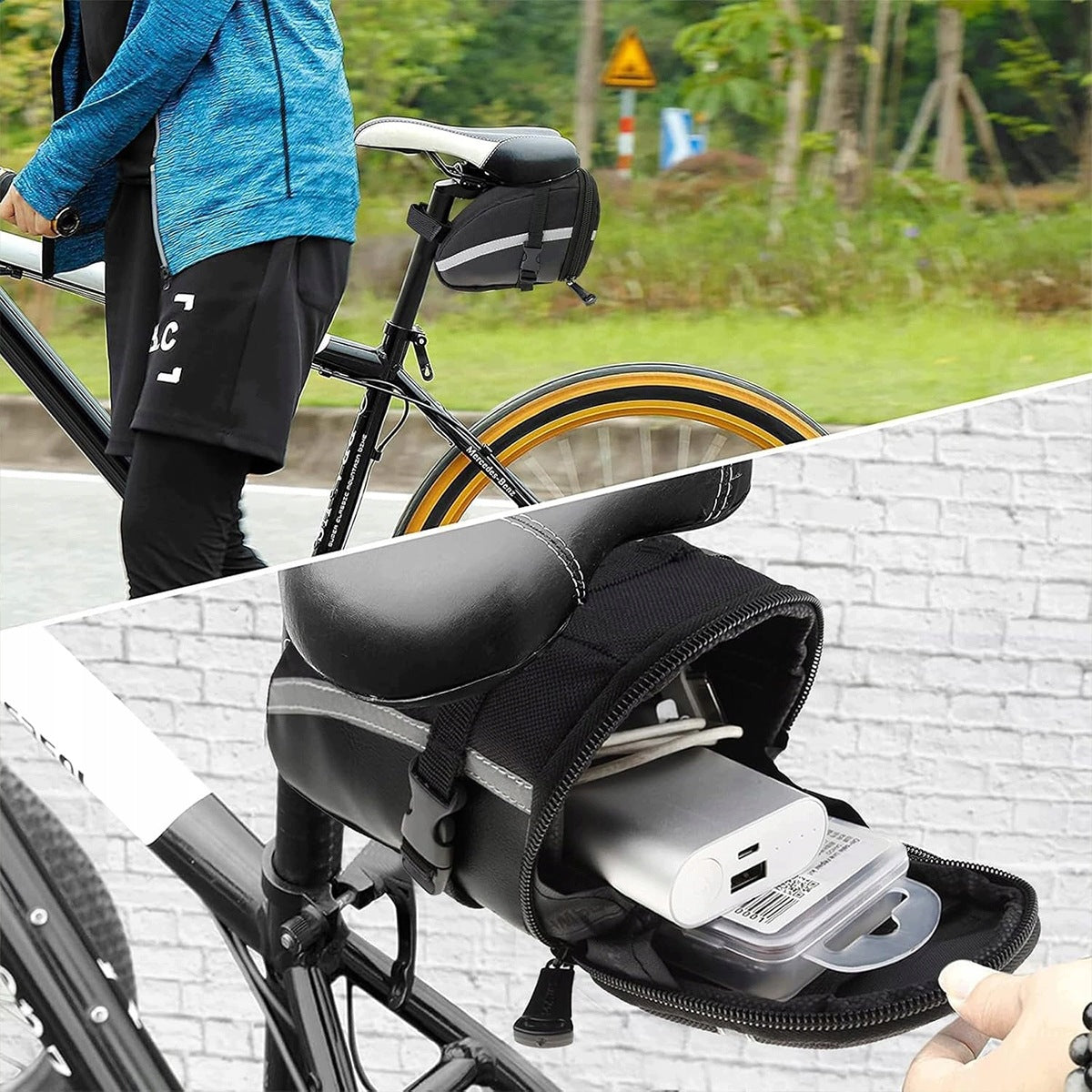 16in1 MTB MULTITOOL BICYCLE REPAIR KIT PUMP PATCH SERVICE BAG Brand no brand