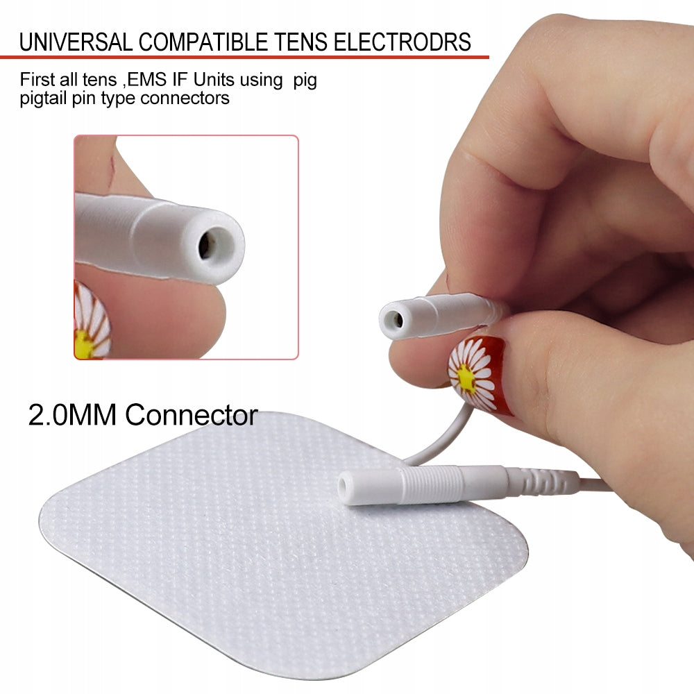 16x GEL ELECTRODE ELECTROSTIMULATOR TENS/EMS Color white