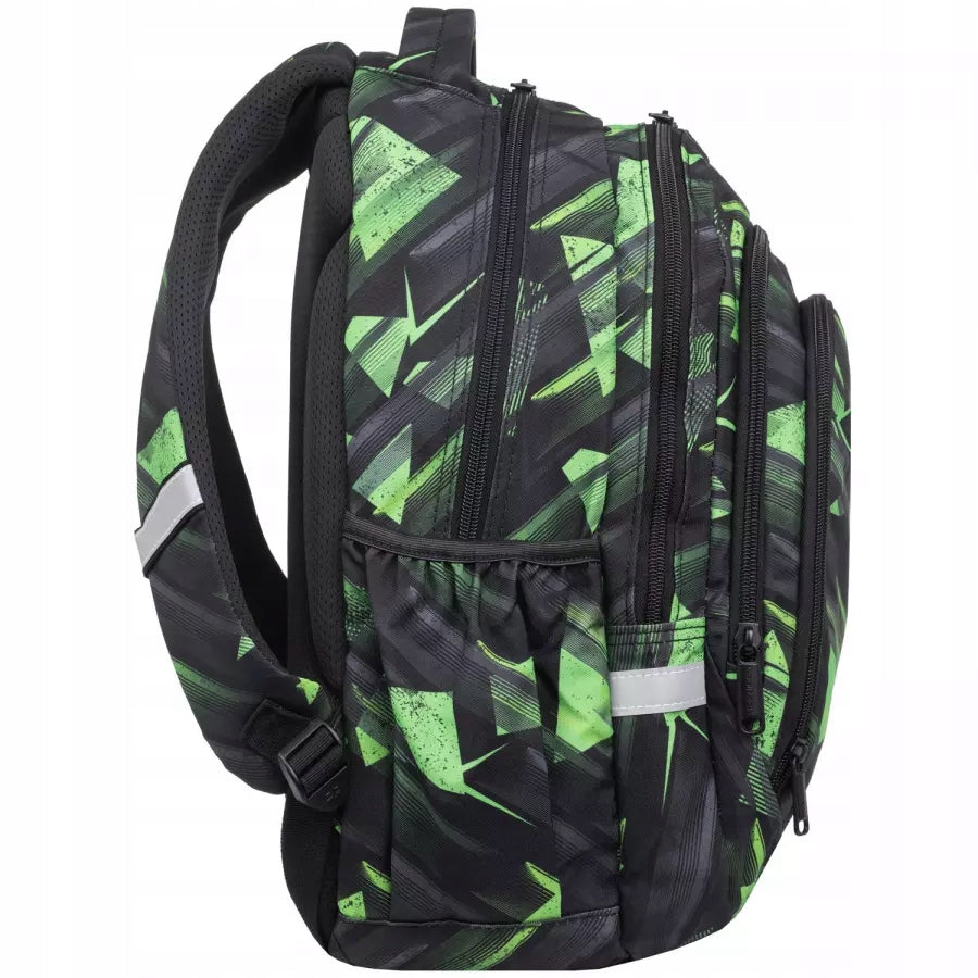 17" COOLPACK DRAFTER 28L F010920 GREEN MIRROR SCHOOL BACKPACK Brand CoolPack