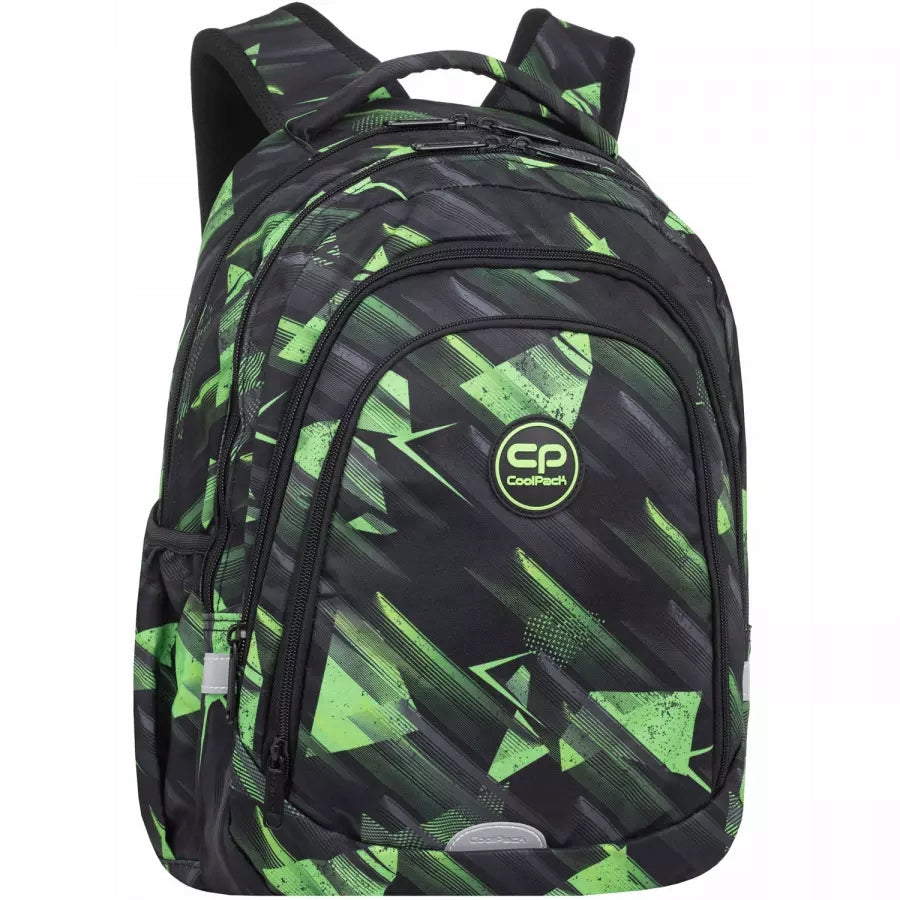 17" COOLPACK DRAFTER 28L F010920 GREEN MIRROR SCHOOL BACKPACK Manufacturer code F010920