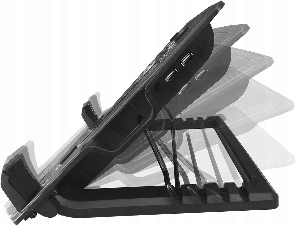 17 INCH LAPTOP STAND WITH USB COOLING 5 ANGLES Manufacturer code STOJAK LAPTOPA 17 CALI CHŁODZENIE WENTYL