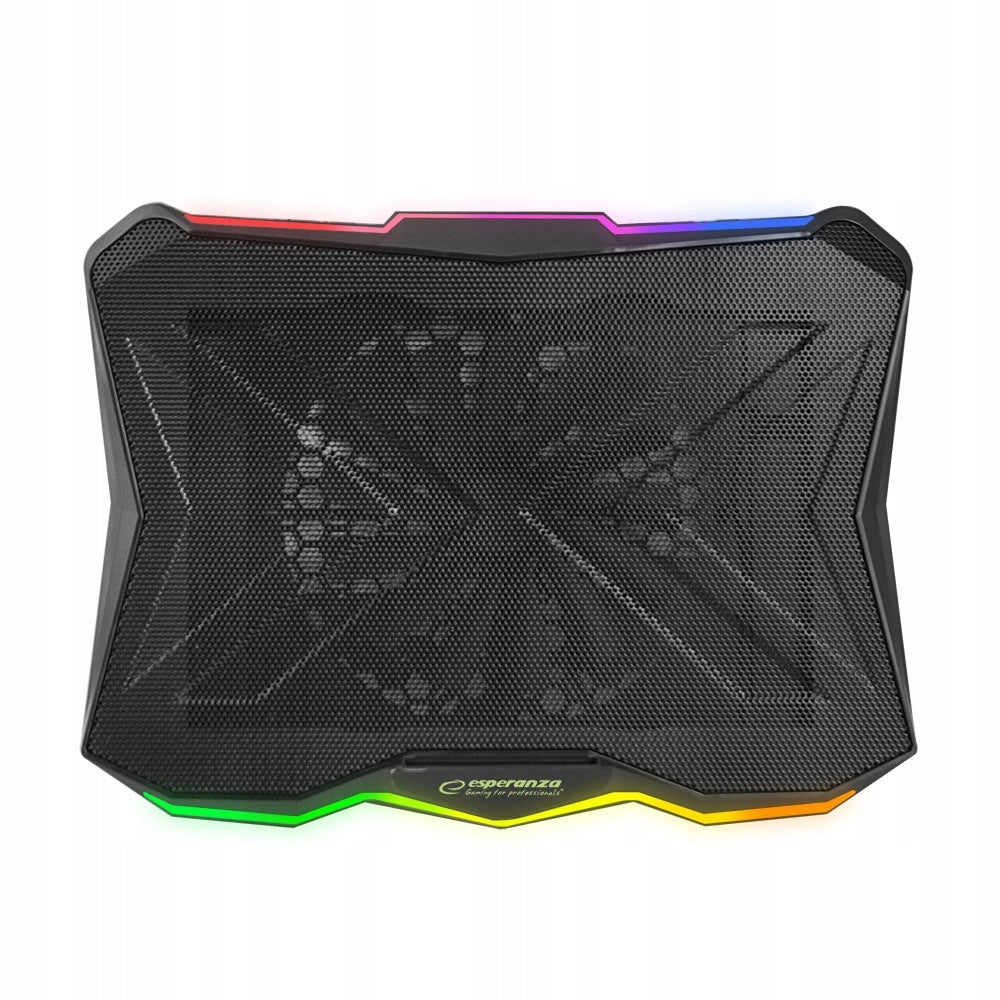 17'' LAPTOP COOLING STAND NOTEBOOK LED RGB ADJUSTABLE QUIET STRONG Packaging status original