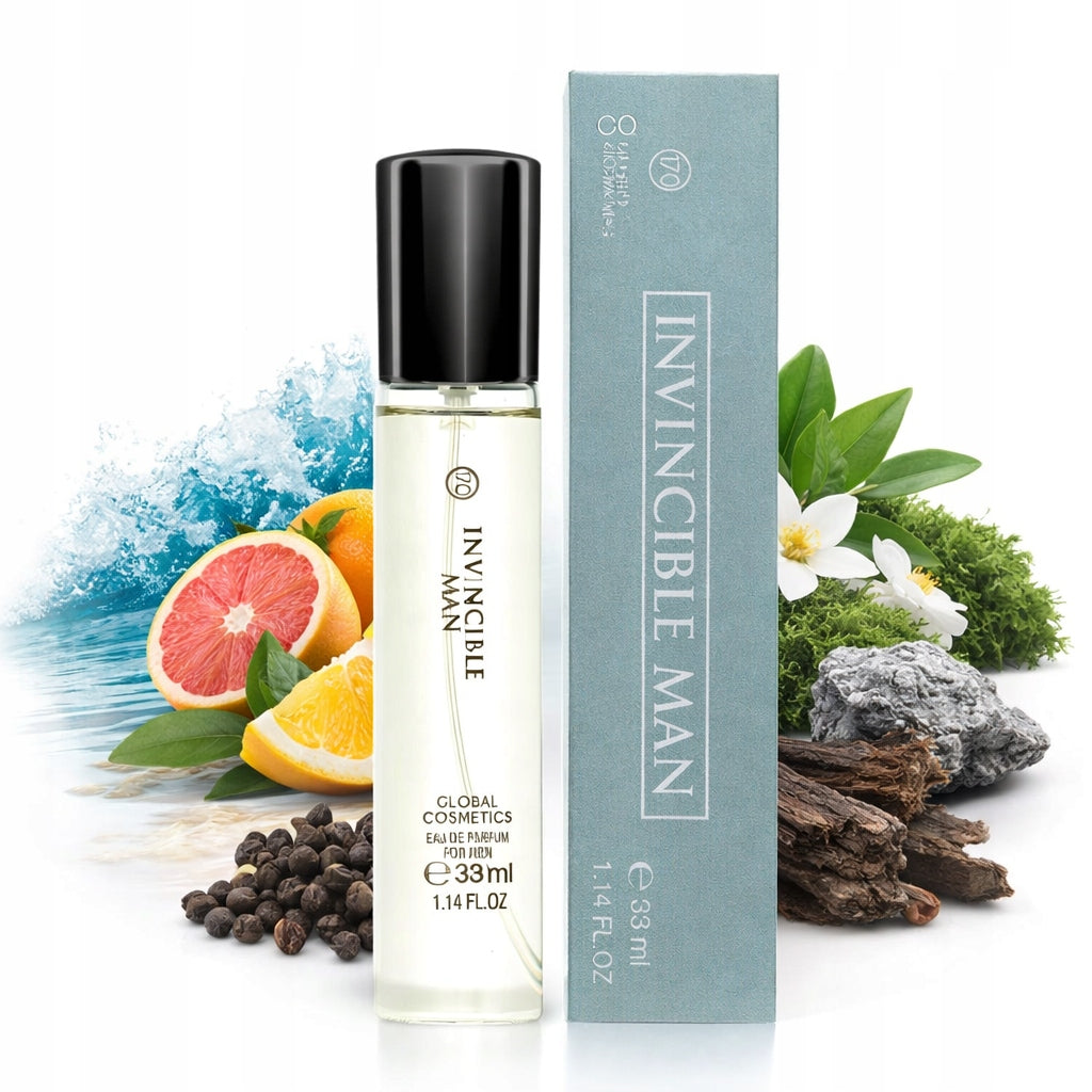 170 INVINCIBLE MAN Men's Perfume 33ml Grapefruit Sea Lasting Fragrance