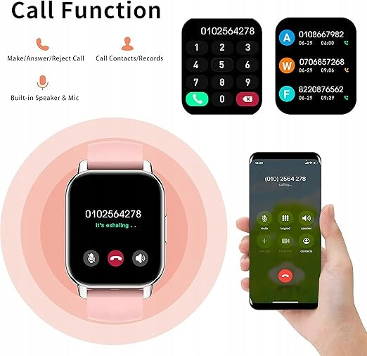17845 Popglory Smartwatch for women touch 1,85″ phone calls EAN (GTIN) 6973193860727