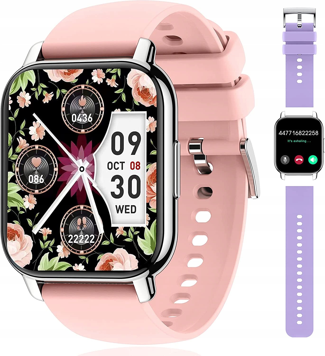 17845 Popglory Smartwatch for women touch 1,85″ phone calls