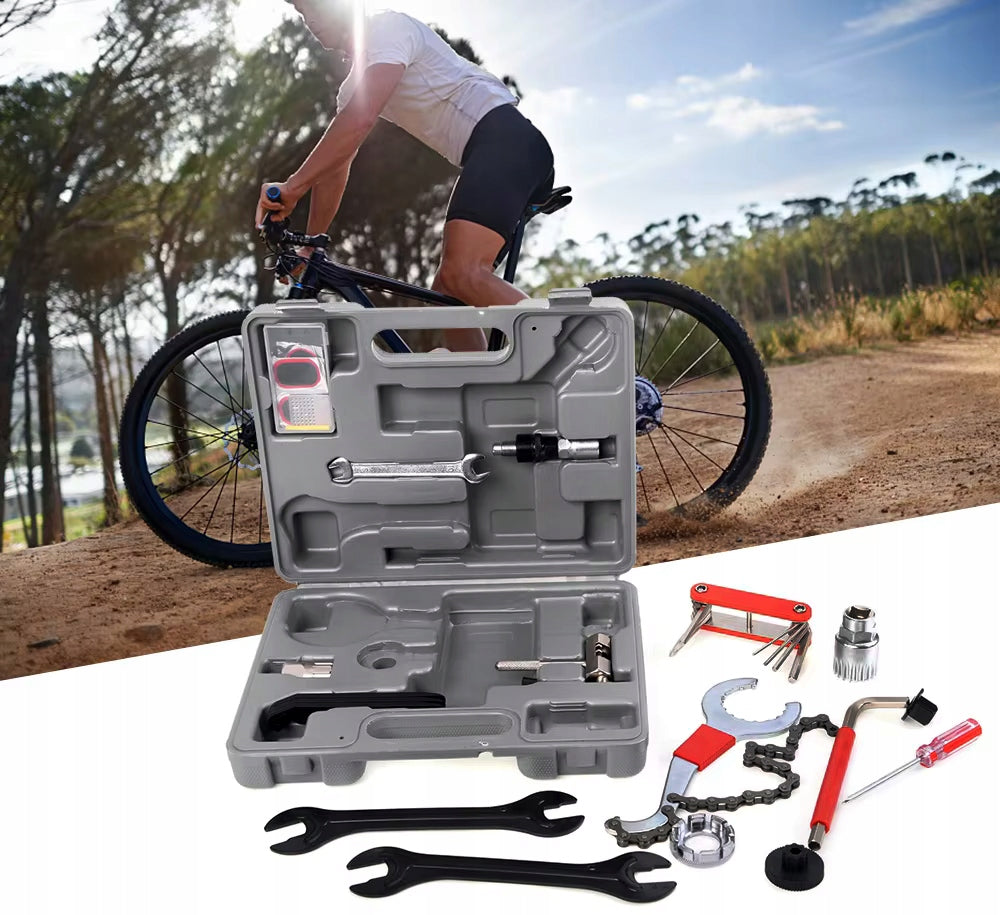 17IN1 BICYCLE WRENCH SET CASE SERVICE TOOLS FOR BICYCLE REPAIR Packaging status original