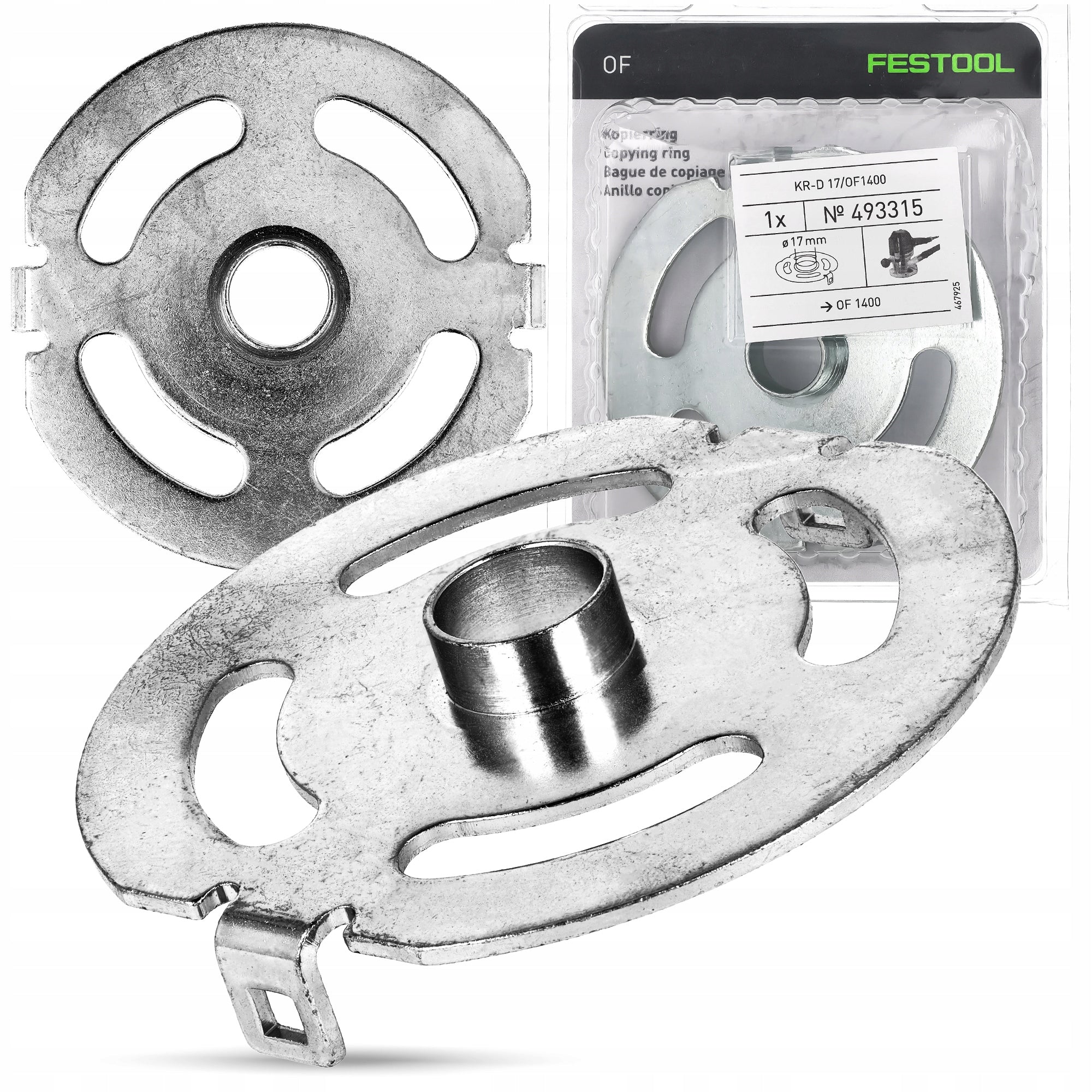 17mm Copy Ring For Festool KR-D 17,0/OF Spindle Milling Machine