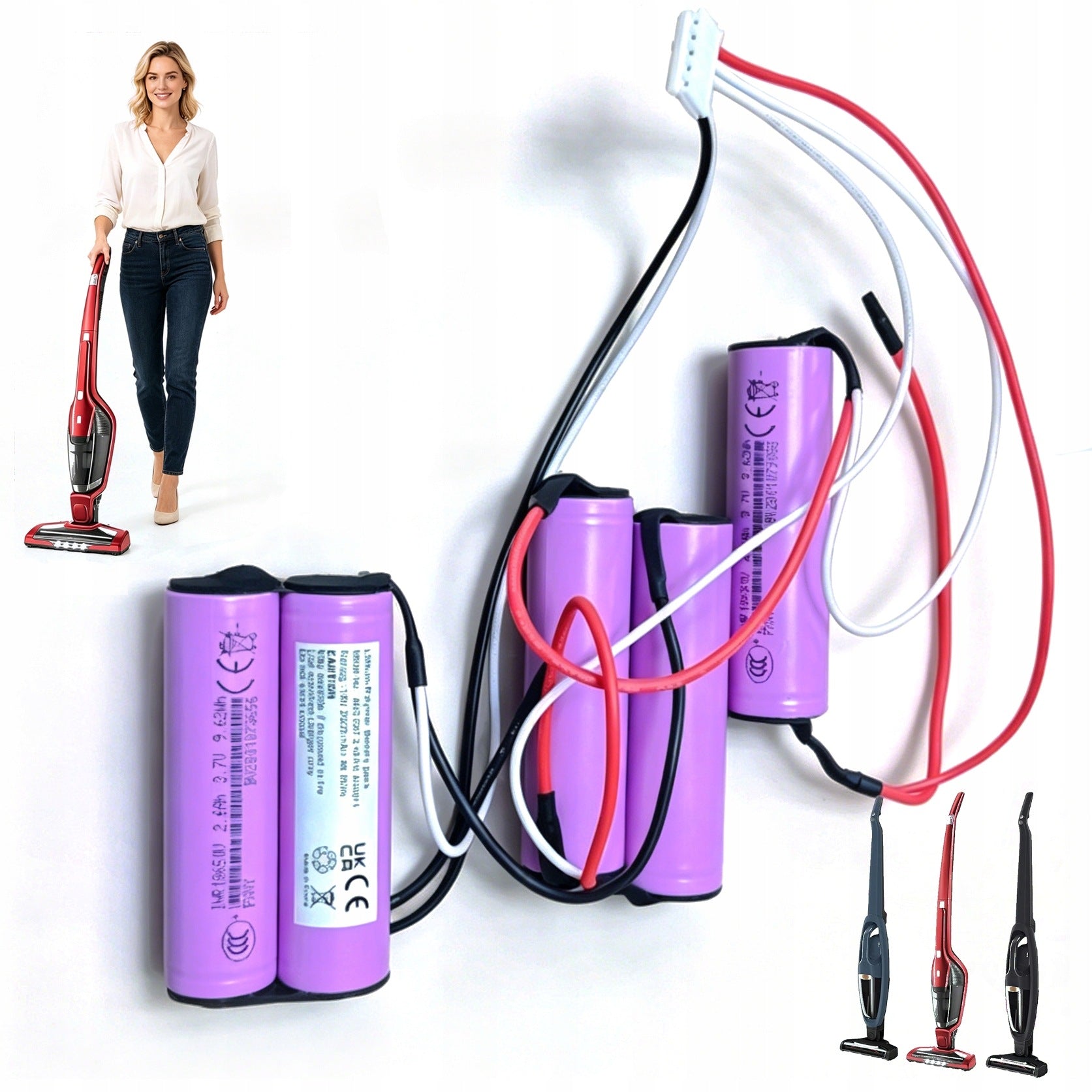 18 V/2600 mAh battery for Electrolux AEG CX7 EER75NOW EER7ALLERGY ZB13ER