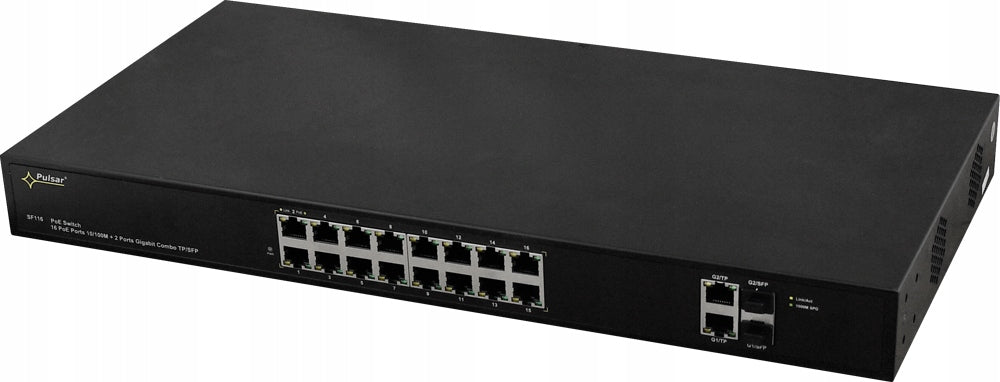 18-port PoE switch for 16 cameras SF116WP Pulsar