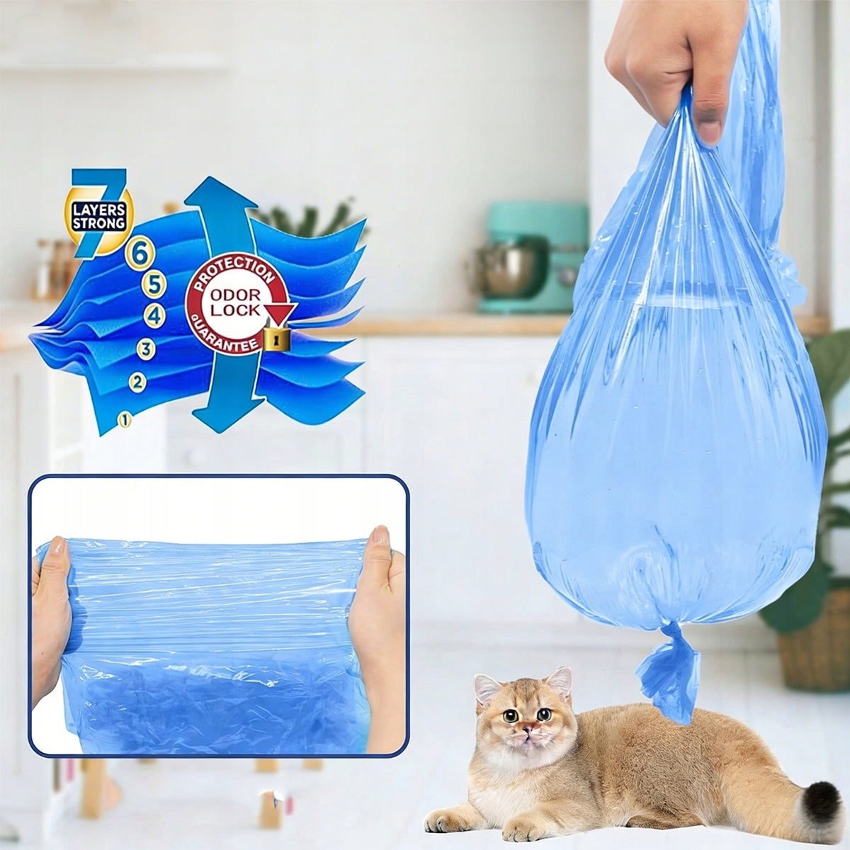 18 x 4.5M For ANGELCARE LitterLocker Cartridges Diaper Basket Bags Product weight with unit packaging 1.08 kg