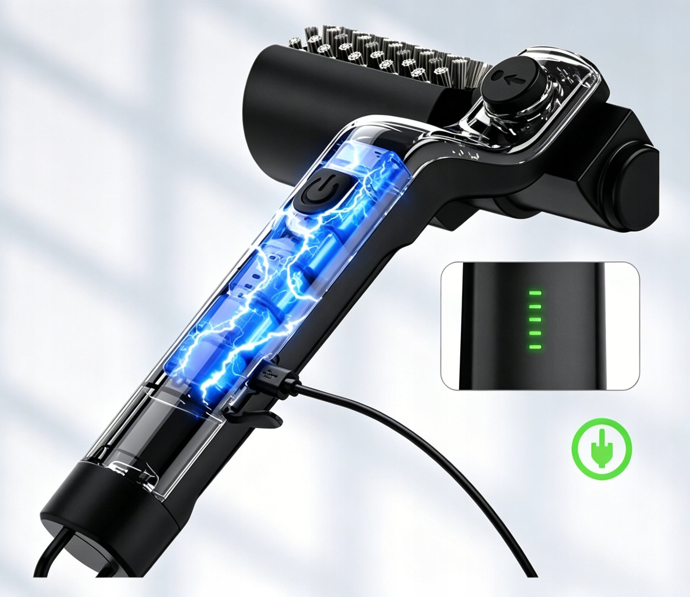 180° ADJUSTABLE ELECTRIC GRILL BRUSH FOR CLEANING GRILL-USB Manufacturer code JX-8808