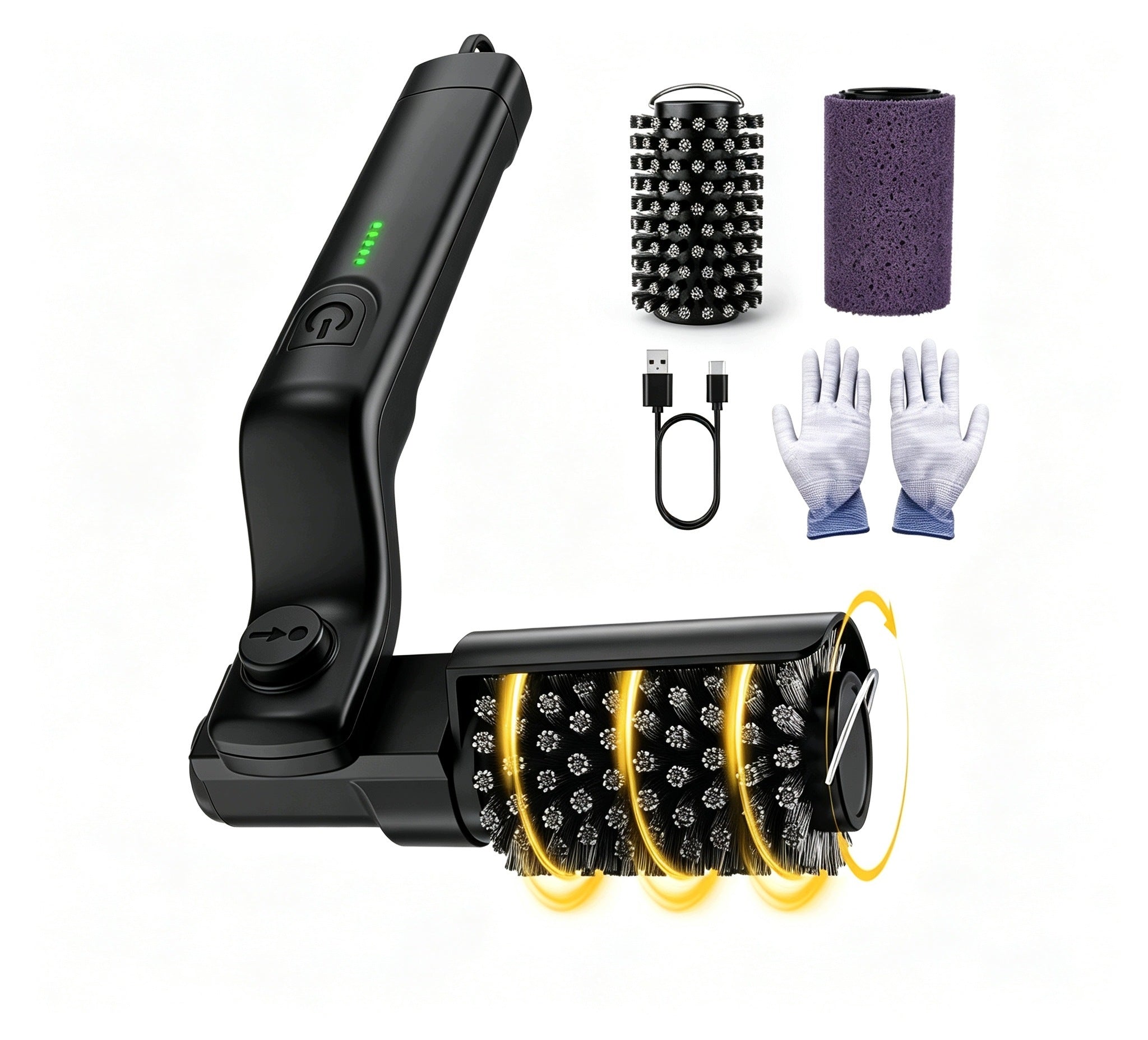 180° ADJUSTABLE ELECTRIC GRILL BRUSH FOR CLEANING GRILL-USB