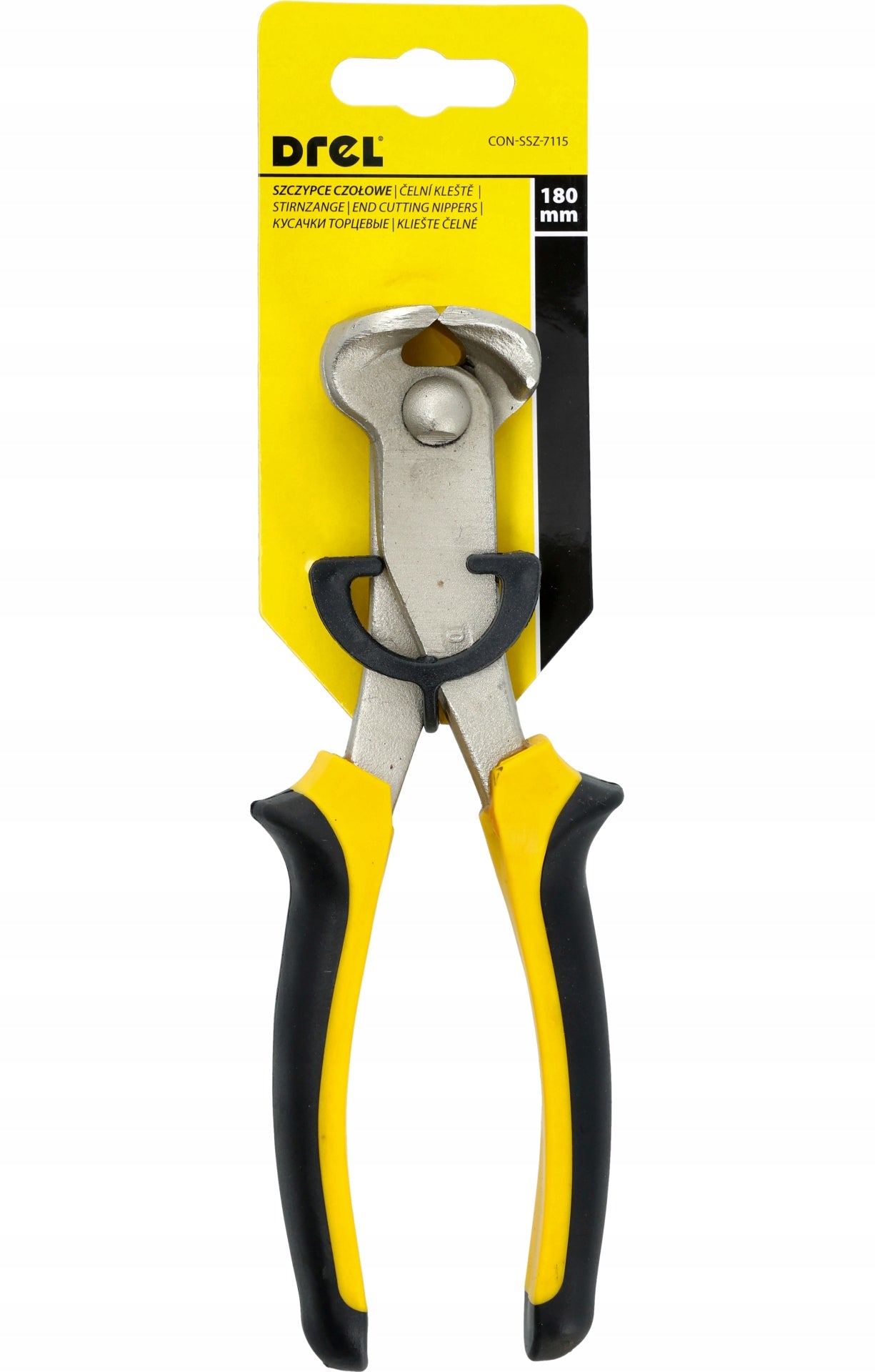 180 mm head pliers for pulling nails and cutting DREL Product weight with unit packaging 0.35 kg