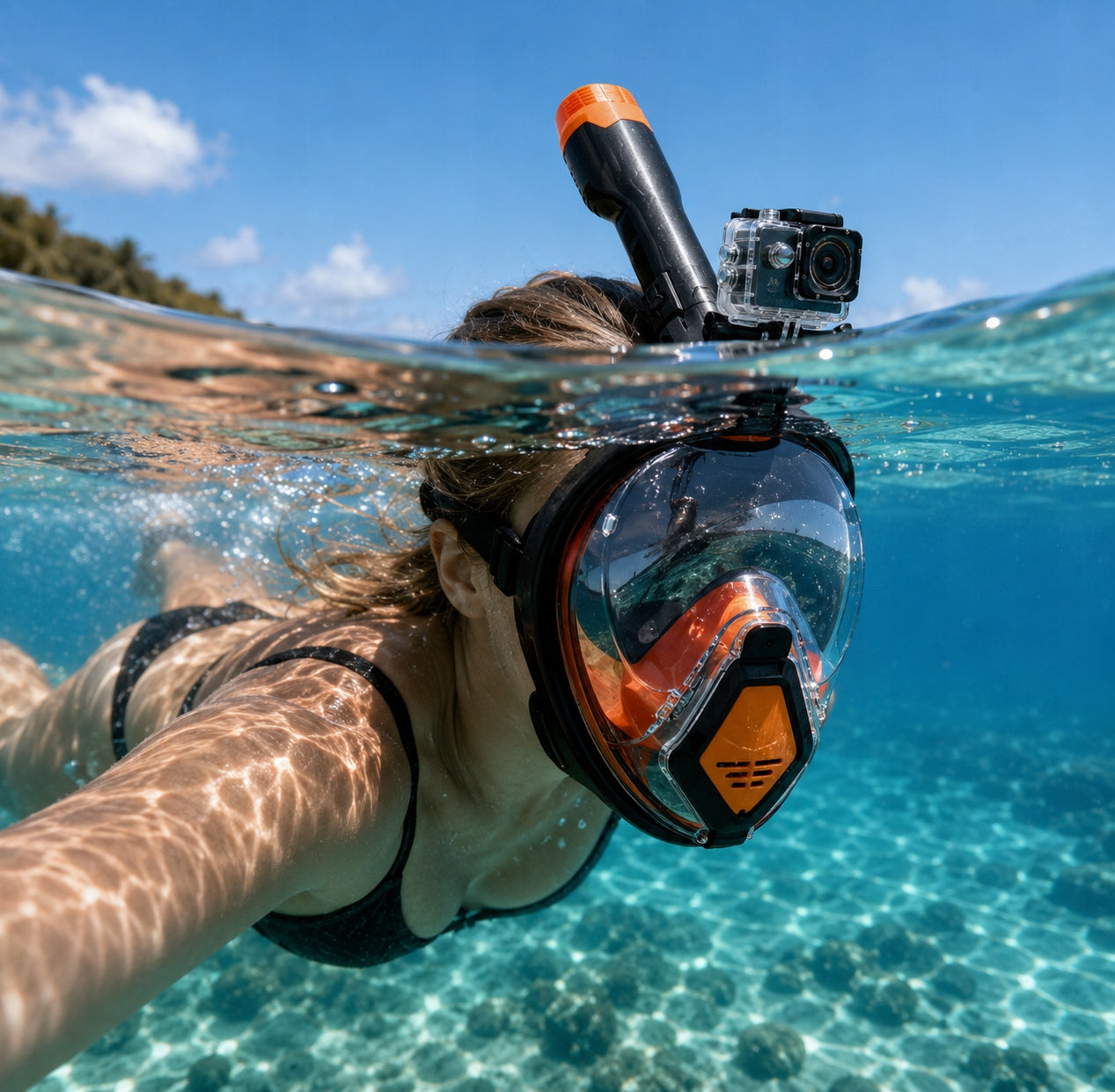 180° panoramic diving mask non-pairing for snorkeling Manufacturer code X0029QJKQV