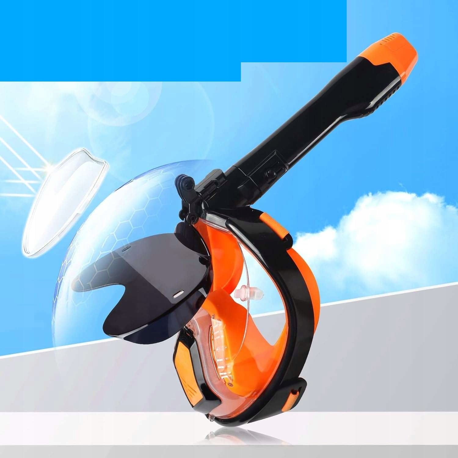 180° panoramic diving mask non-pairing for snorkeling Packaging status original