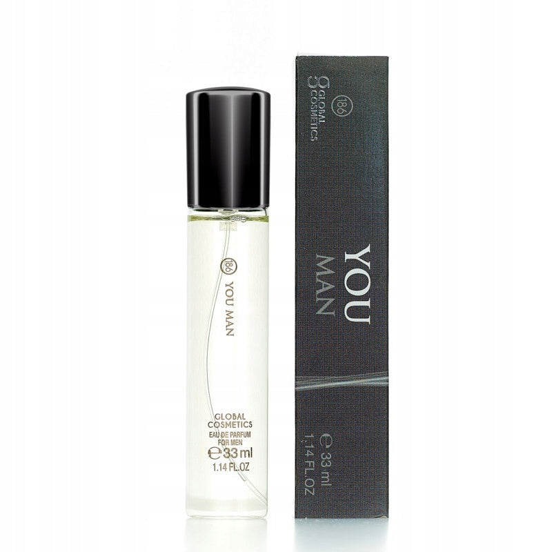 186 YOU MAN Strong Men's Perfume 33ml Vanilla Chestnut Durable Sweet Scent Manufacturer code 590