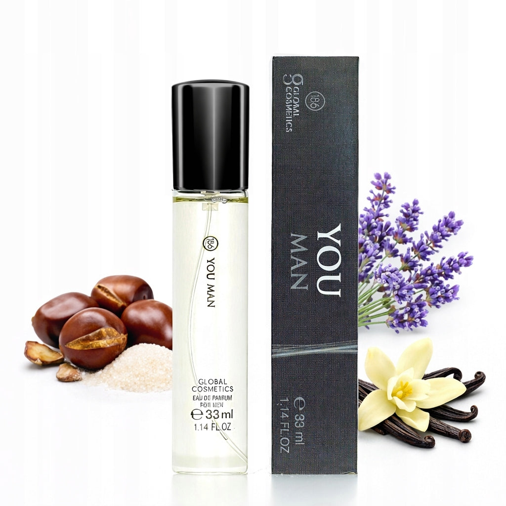 186 YOU MAN Strong Men's Perfume 33ml Vanilla Chestnut Durable Sweet Scent