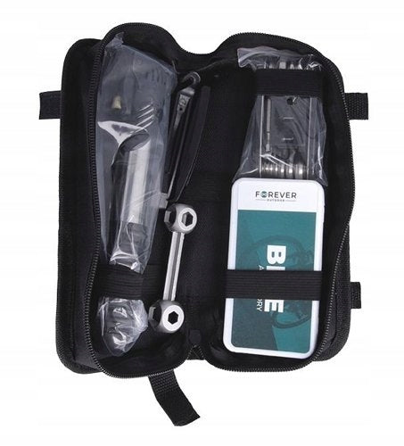 18IN1 BIKE REPAIR KIT MULTIFUNCTIONAL PATCHES KEY FRAME PUMP
