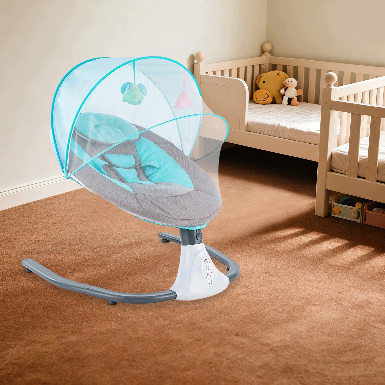 18KG ELECTRIC SILENT BABY SWING WITH USB CHARGING Packaging status original