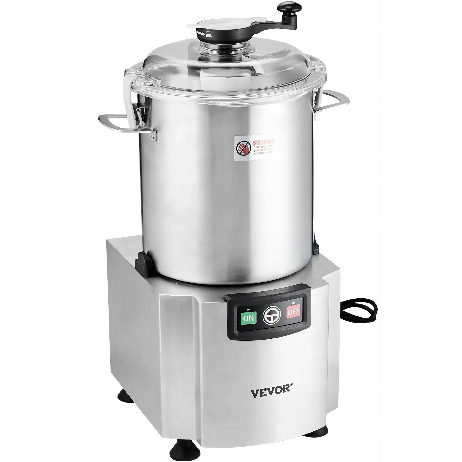 18L Stainless Steel Food Processor, S Blade Incisor, Fruit Vegetables