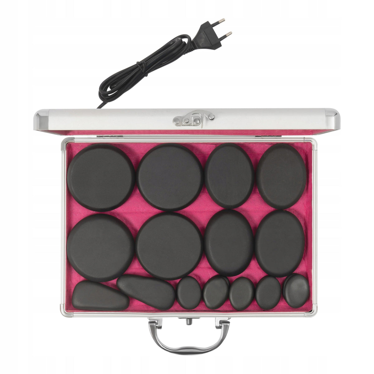 18PCS HOT STONE MASSAGE KIT WITH HEATER, VOLCANIC STONES FOR SPA THERAPY Manufacturer code dafasgfsag