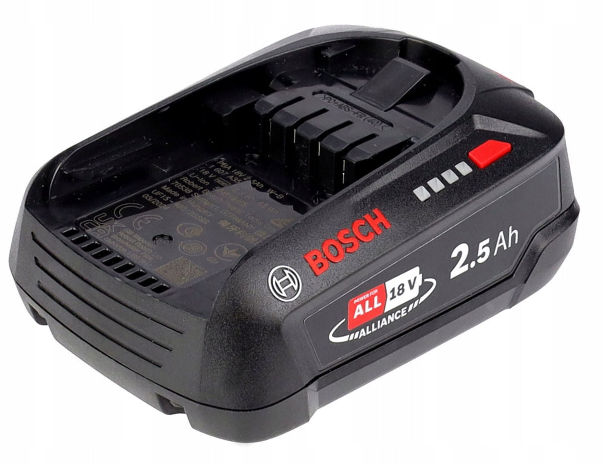 18V 2,5Ah Lithium-Ion BOSCH PBA Battery Pack with Charge Indicator Manufacturer code 1600A005B0