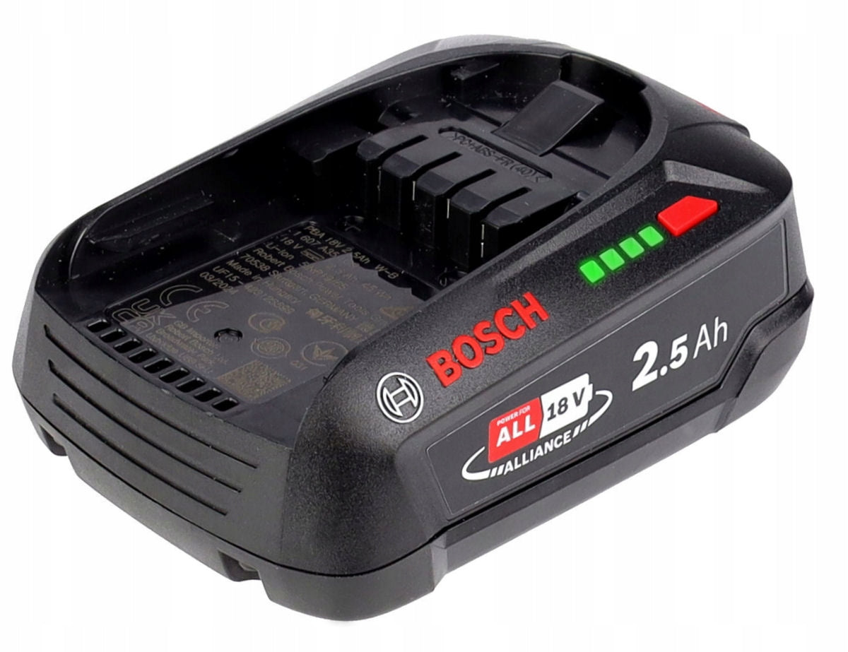 18V 2,5Ah Lithium-Ion BOSCH PBA Battery Pack with Charge Indicator Packaging status original
