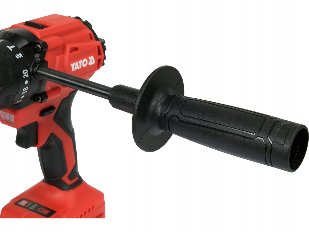 18V BRUSHLESS AKU IMPACT DRILL WITH TWO 4AH BATTERIES AND CHARGER Maximum drilling diameter in wood 25 mm