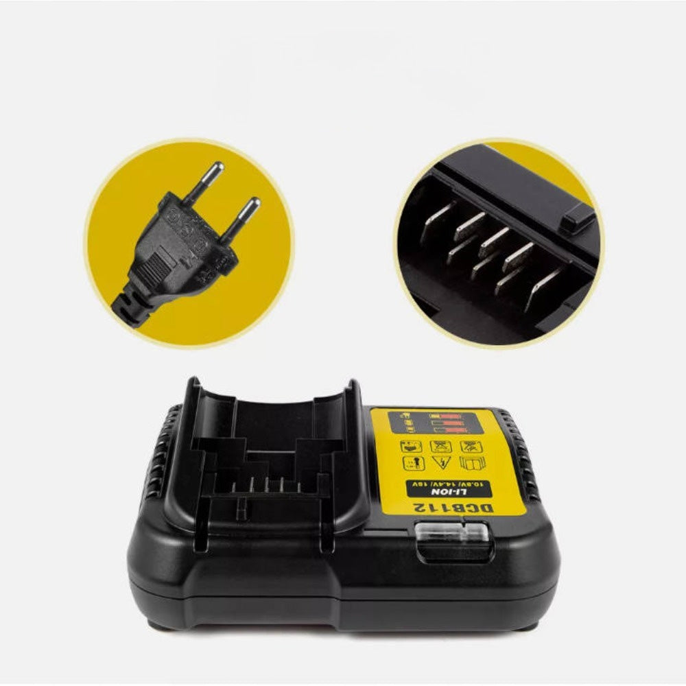 18V DeWalt Battery Charger 2.0A Replacement For DCB182, DCB184 DCD Series