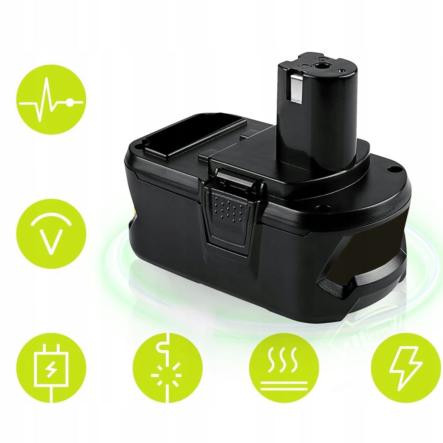 18V POWER BATTERY FOR RYOBI 6.0AH MANY MODELS COMPATIBLE Packaging status original