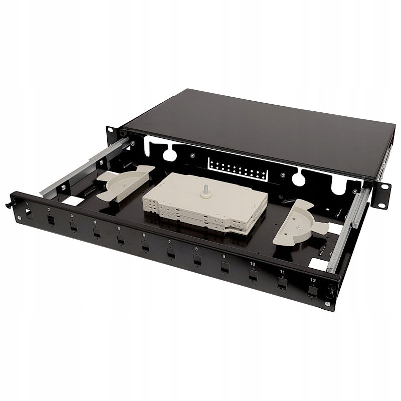 19" 12x SC Simplex Retractable Fiber Optic Switch
