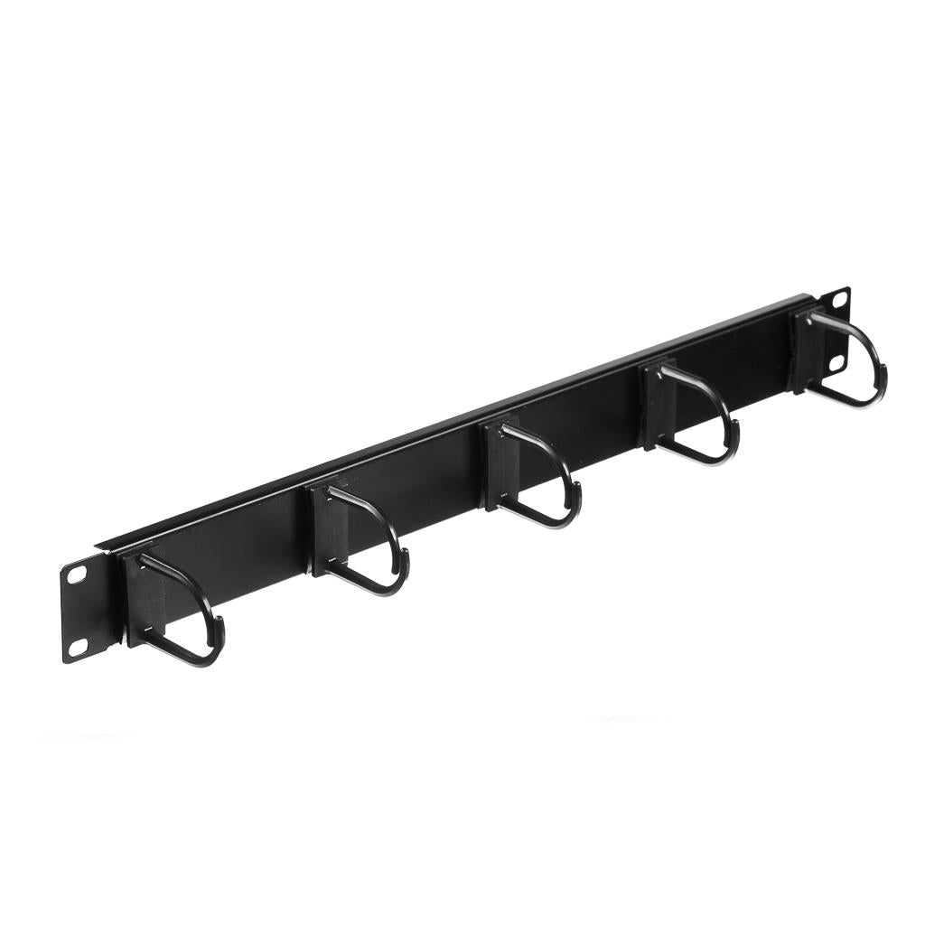 19'' 1U RACK Wire Organizer, Netrack, Black Color black