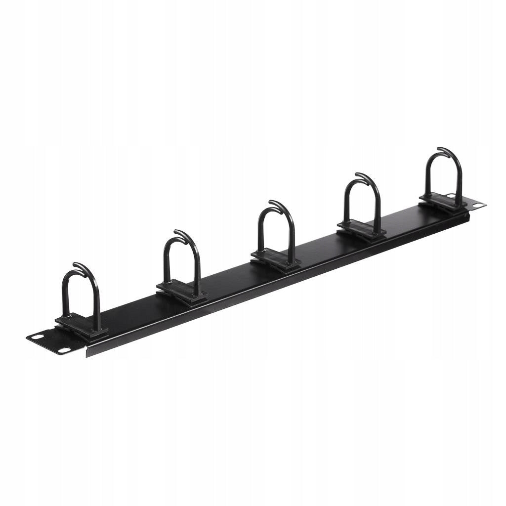 19'' 1U RACK Wire Organizer, Netrack, Black Manufacturer code 119-001-010-002